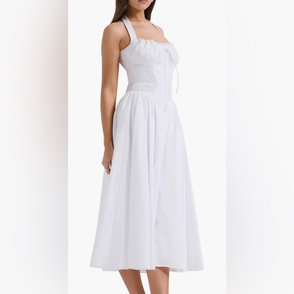House of CB Adabella Pleated Halter Sundress - Picture 4 of 5